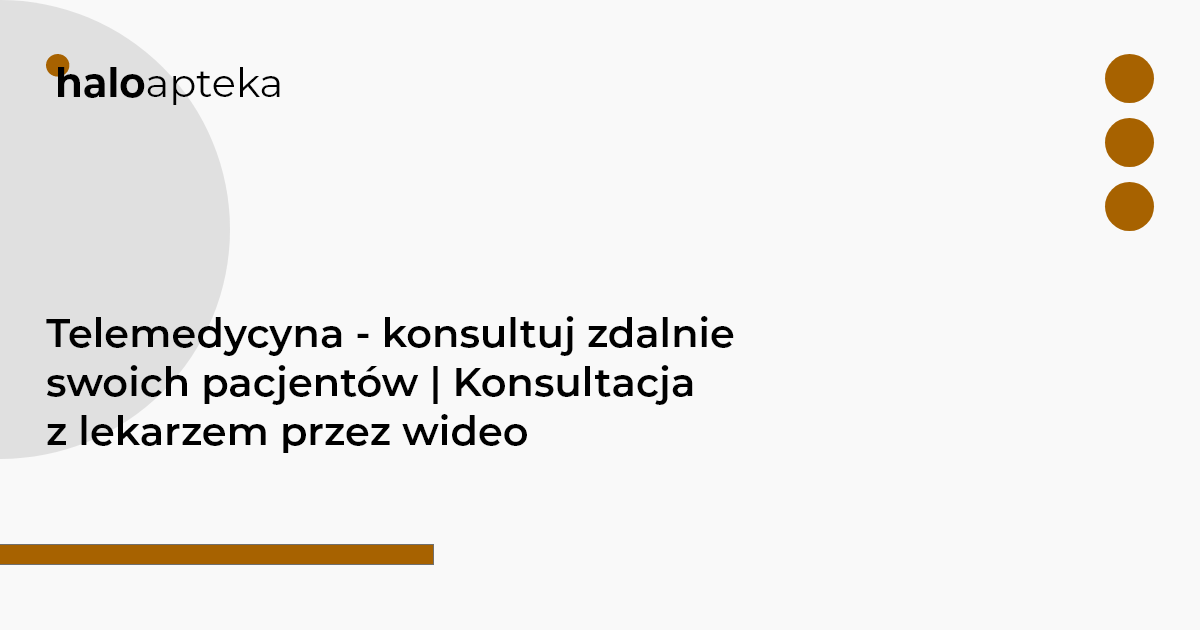 Telemedycyna - konsultuj zdalnie swoich pacjentów | Konsultacja z lekarzem przez wideo