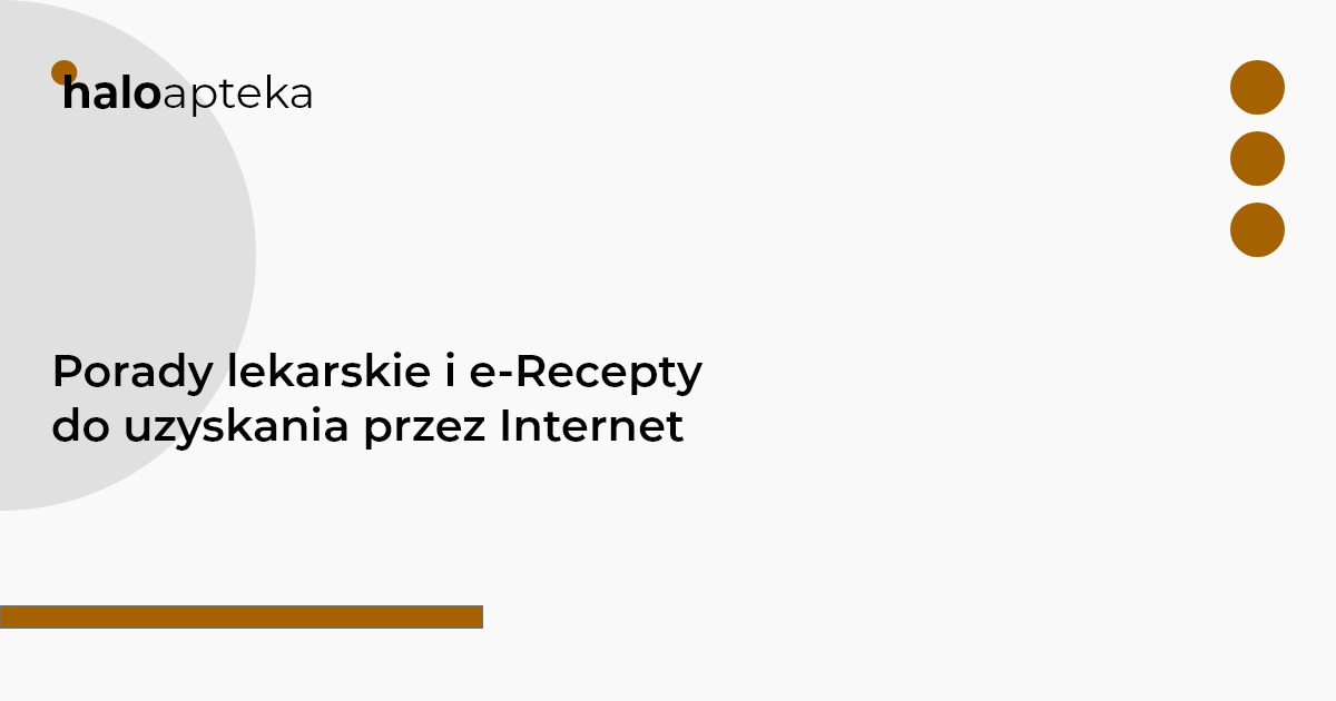 Porady lekarskie i erecepty do uzyskania przez Internet