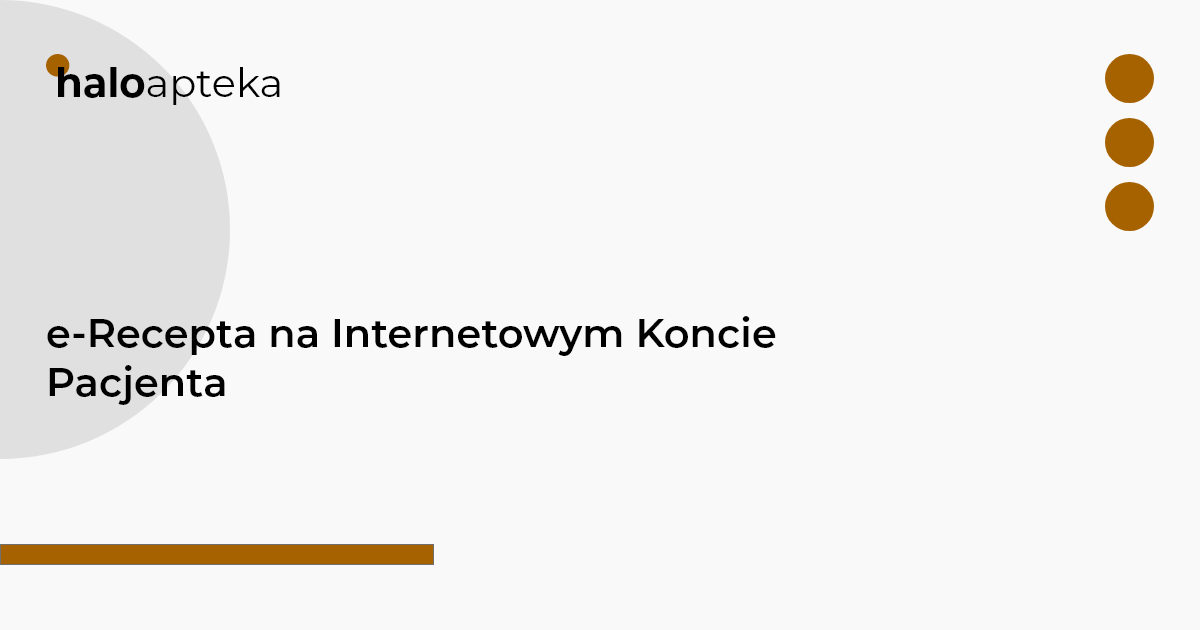 e-Recepta na Internetowym Koncie Pacjenta