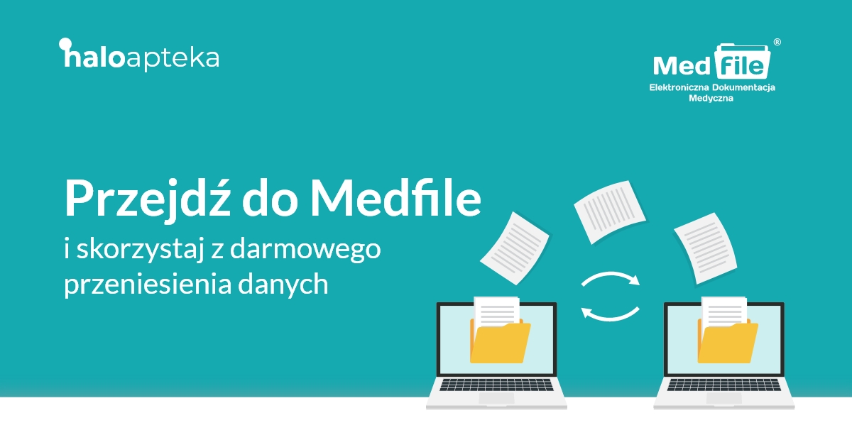 Przejdź do Medfile i skorzystaj z darmowego przeniesienia danych