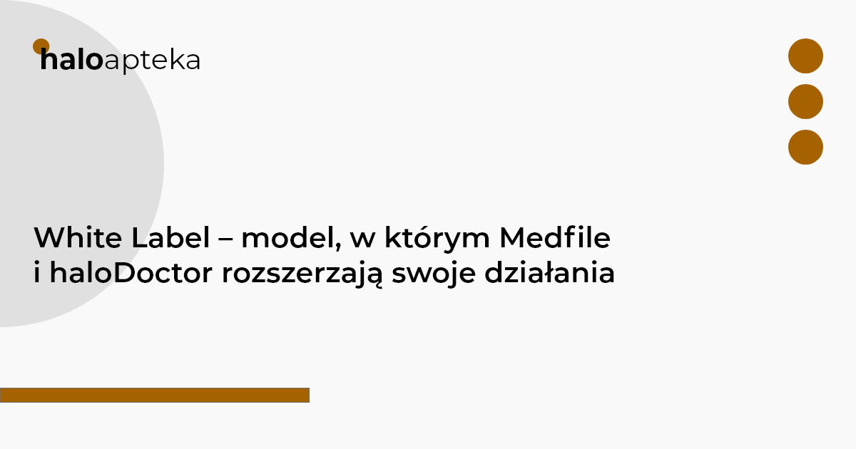 White Label – model, w którym Medfile i haloDoctor rozszerzają swoje działania