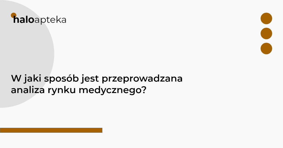 W jaki sposób jest przeprowadzana analiza rynku medycznego?